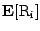 $\displaystyle \rm {\bf E}[R_i]$